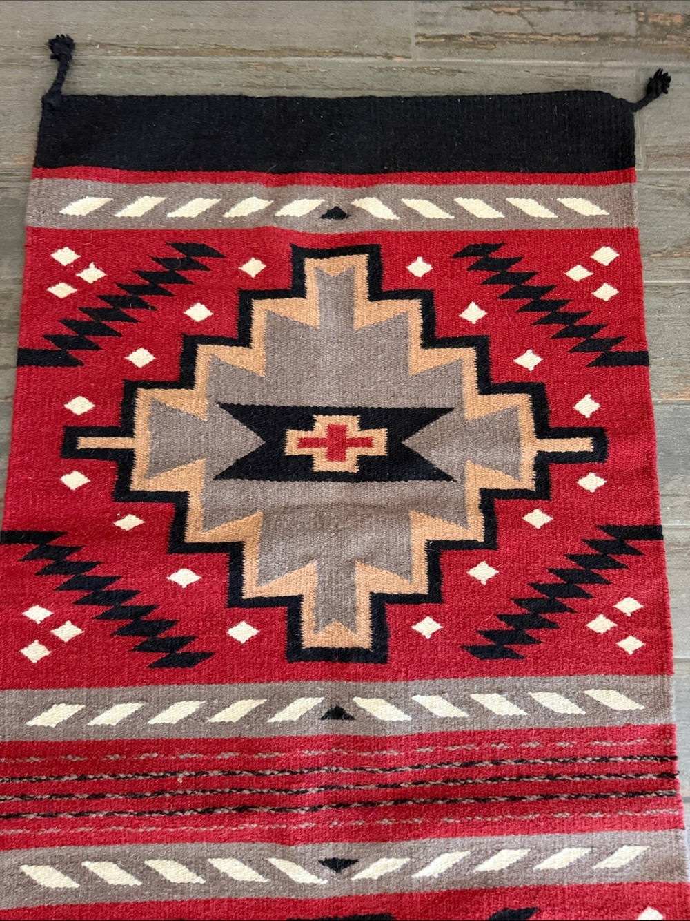 90% wool Saddle Blanket Co floor runner - Picture 2 of 5
